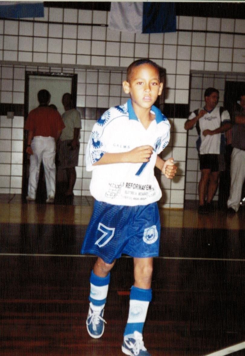 Neymar Jr na infância
